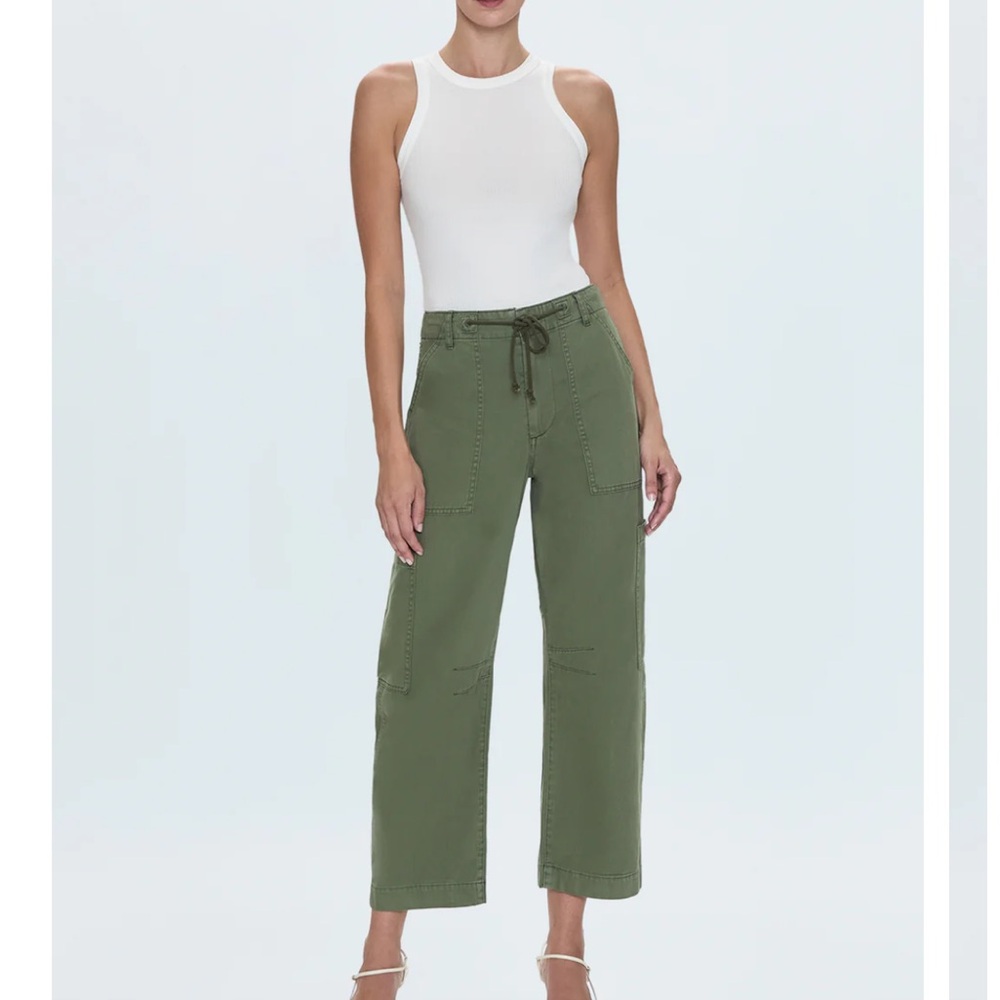 Pistola Olive Wide Leg Pants
